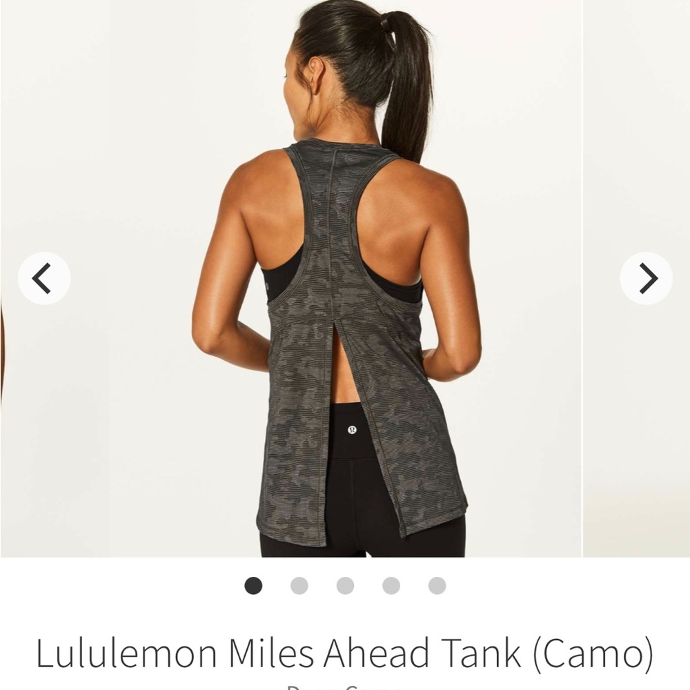Lululemon Miles Ahead Tank (Camo) 4